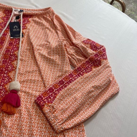 NWT Cabana Life Tulum UPF 50+ Tassel Tunic Dress Size XL New - Picture 3 of 11